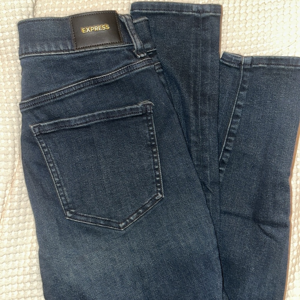 EXPRESS HIGH RISE SKINNY JEANS